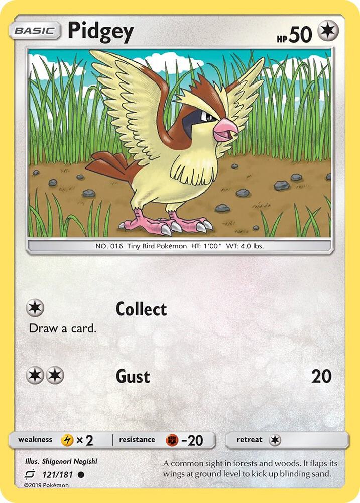 [Reverse Holo] TEU 121/181 Pidgey C