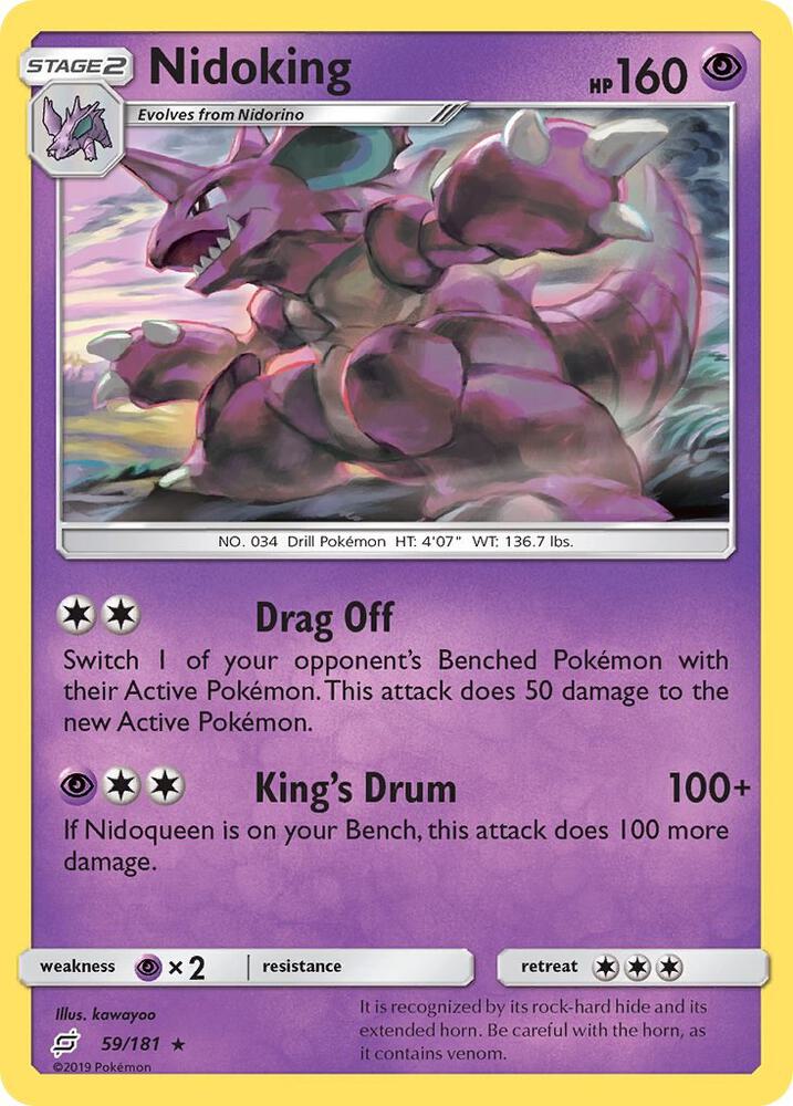 [Reverse Holo] TEU 59/181 Nidoking R