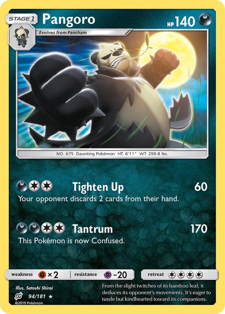 [Reverse Holo] TEU 94/181 Pangoro R