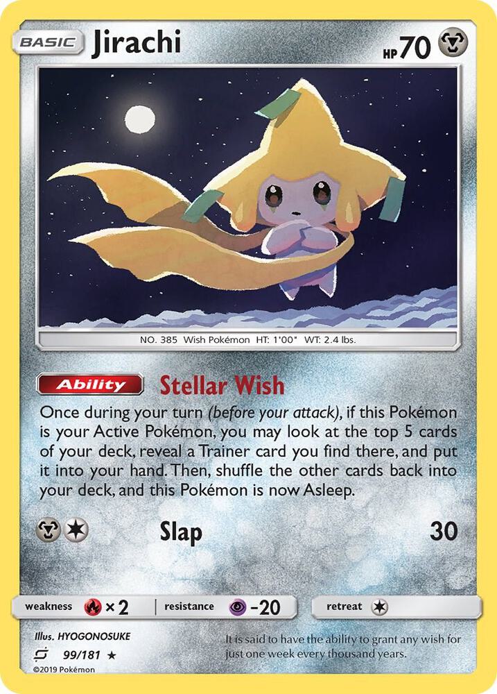 [Reverse Holo] TEU 99/181 Jirachi RH
