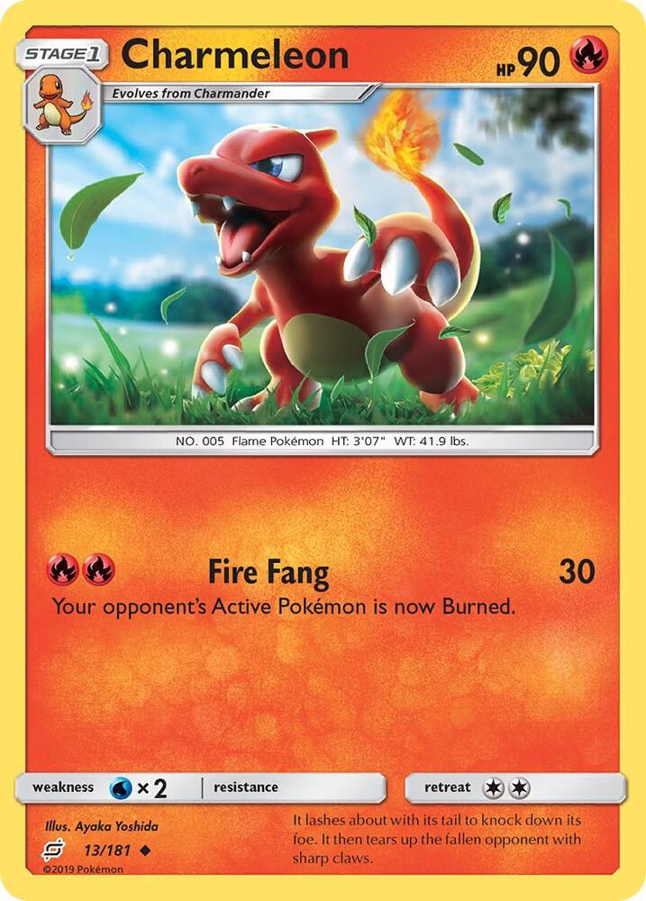 [Reverse Holo] TEU 13/181 Charmeleon U