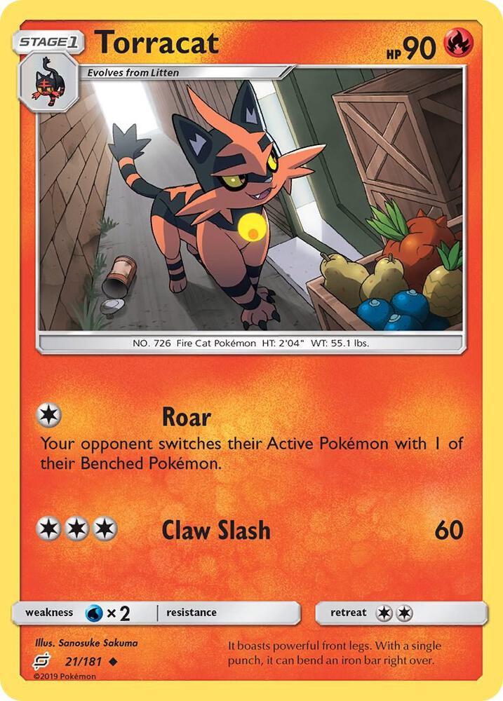 [Reverse Holo] TEU 21/181 Torracat U