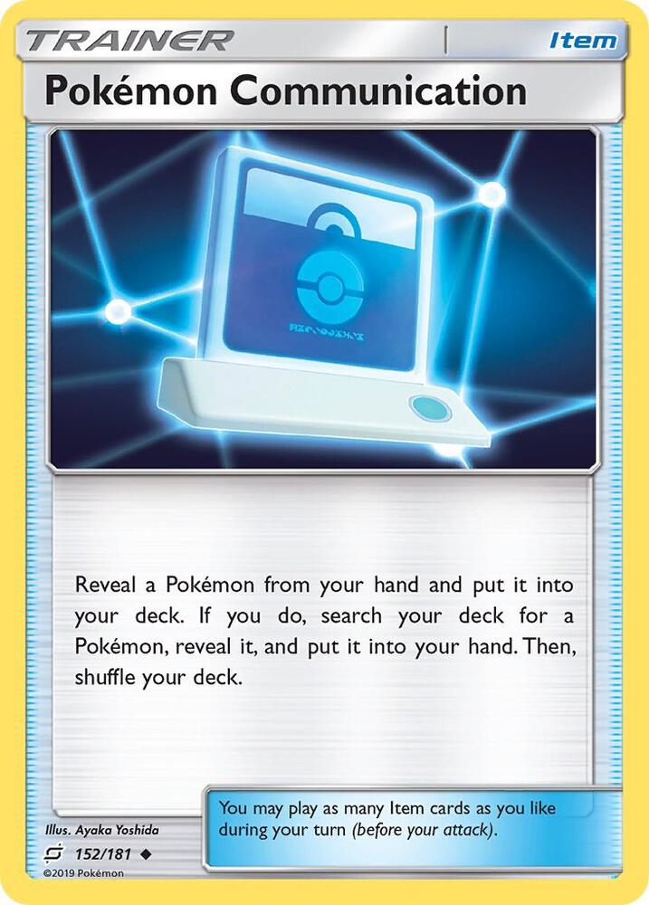 [Reverse Holo] TEU 152/181 Pokemon Communication U