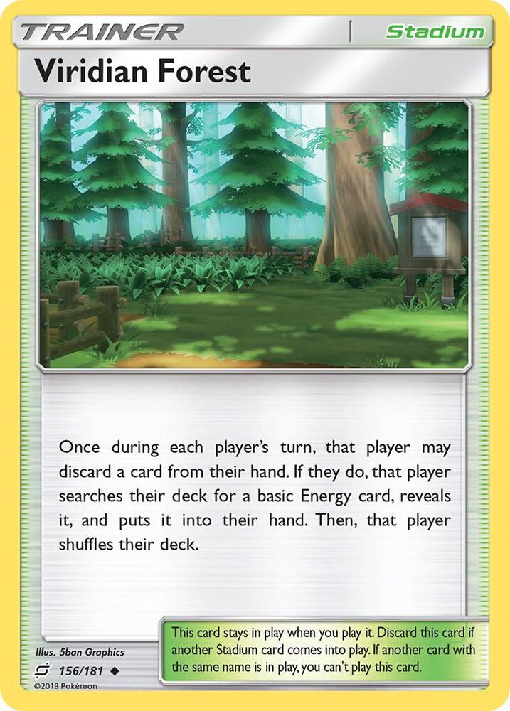 [Reverse Holo] TEU 156/181 Viridian Forest U
