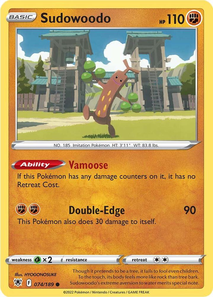 ASR 074/189 Sudowoodo C