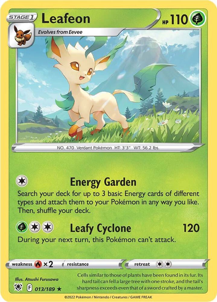 [Reverse Holo] ASR 013/189 Leafeon R