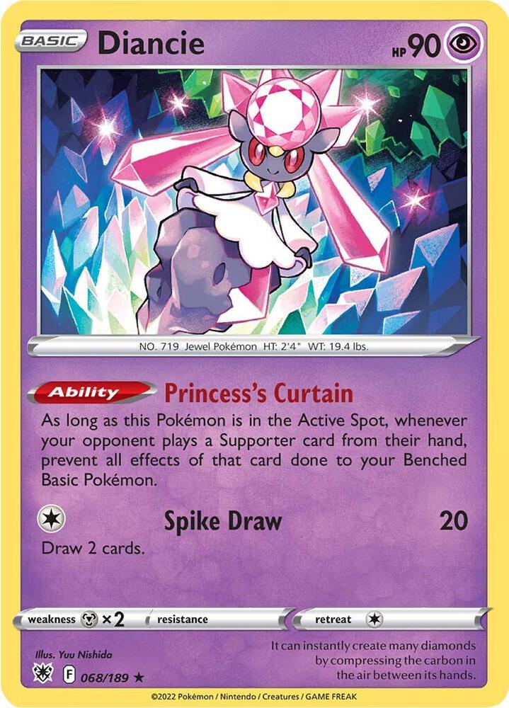 [Reverse Holo] ASR 068/189 Diancie RH