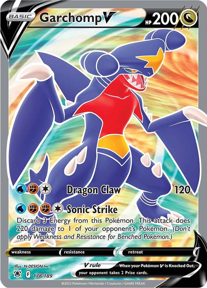ASR 178/189 Garchomp V SR