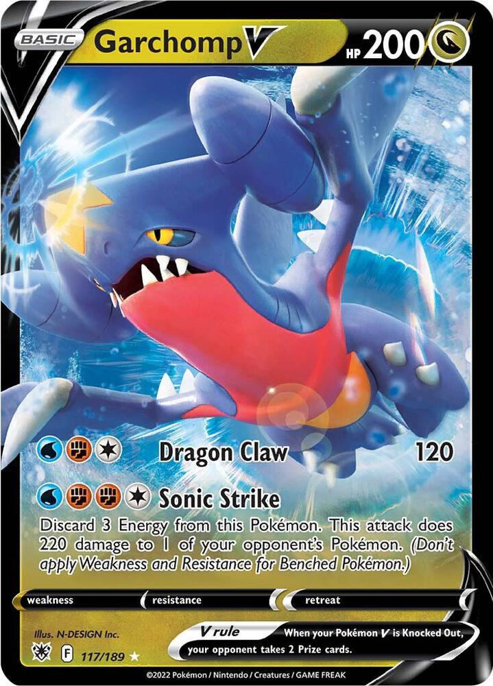 ASR 117/189 Garchomp V SR