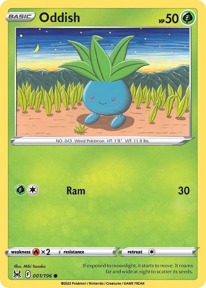 [Reverse Holo] LOR 001/196 Oddish C