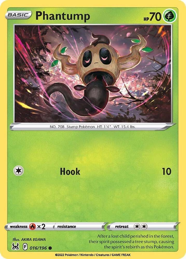 [Reverse Holo] LOR 016/196 Phantump C