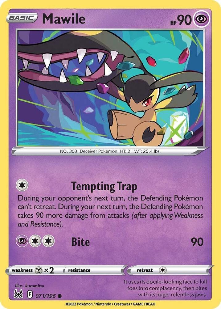 [Reverse Holo] LOR 071/196 Mawile C