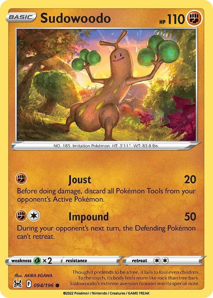 [Reverse Holo] LOR 094/196 Sudowoodo C