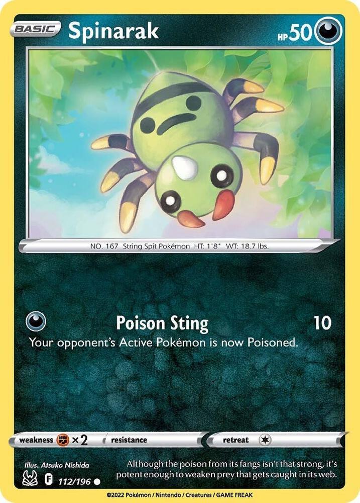 [Reverse Holo] LOR 112/196 Spinarak C