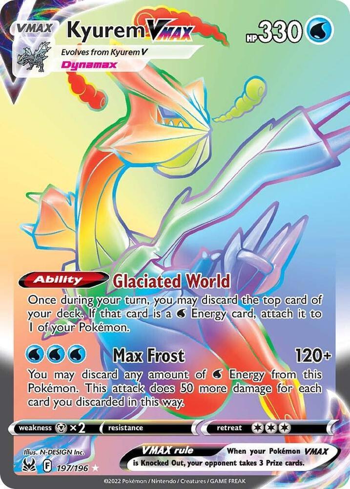 LOR 197/196 Kyurem VMAX SR