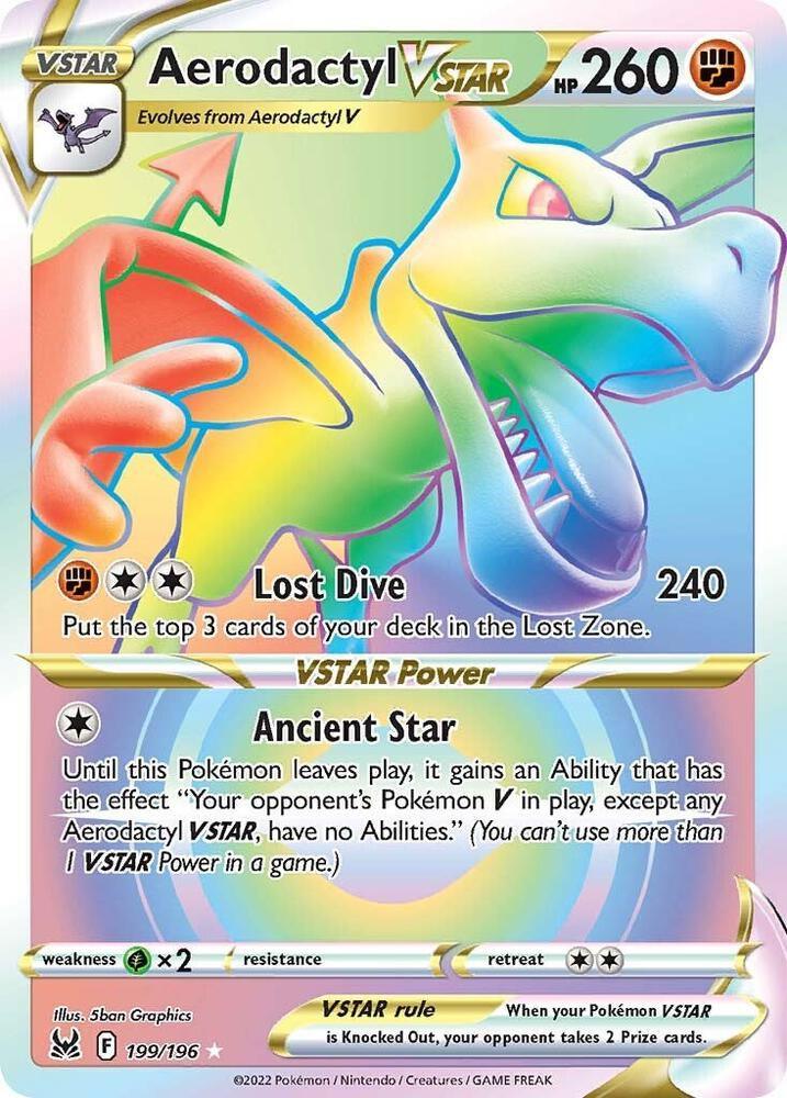 LOR 199/196 Aerodactyl VSTAR SR