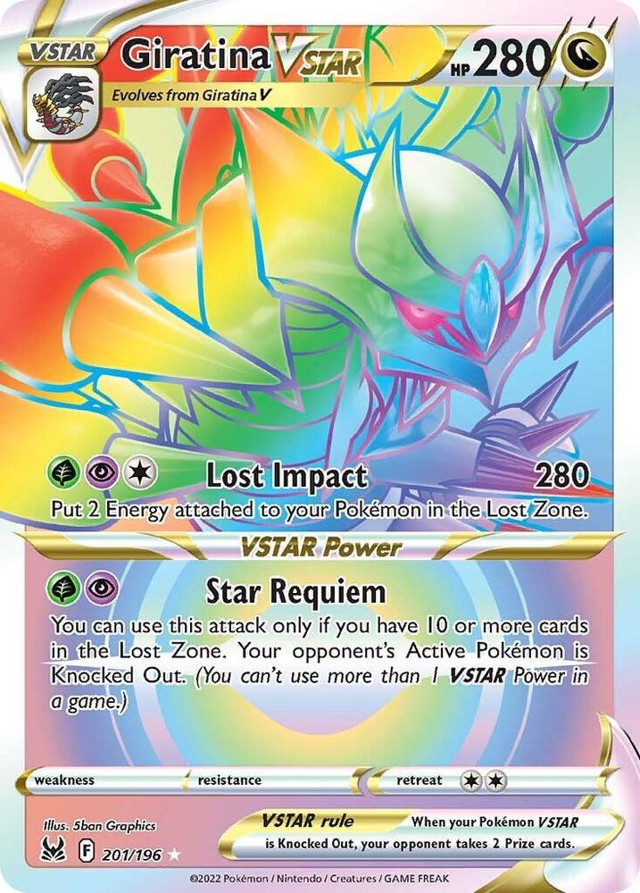 LOR 201/196 Giratina VSTAR SR