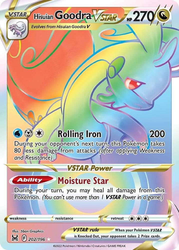 LOR 202/196 Hisuian Goodra VSTAR SR