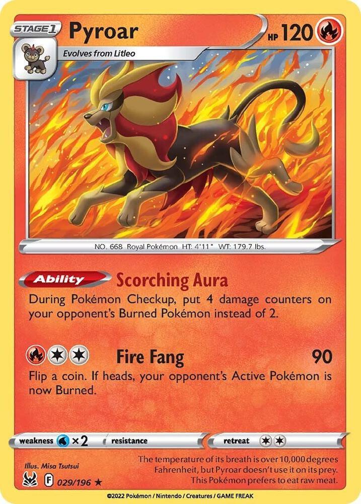 LOR 029/196 Pyroar RH