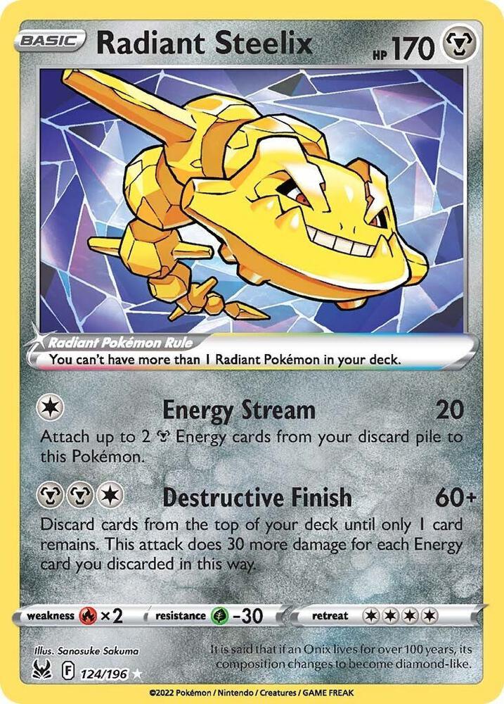 LOR 124/196 Radiant Steelix