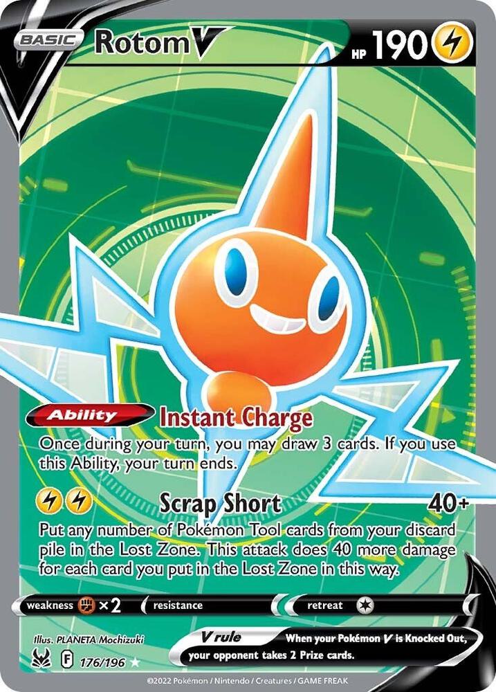 LOR 176/196 Rotom V SR
