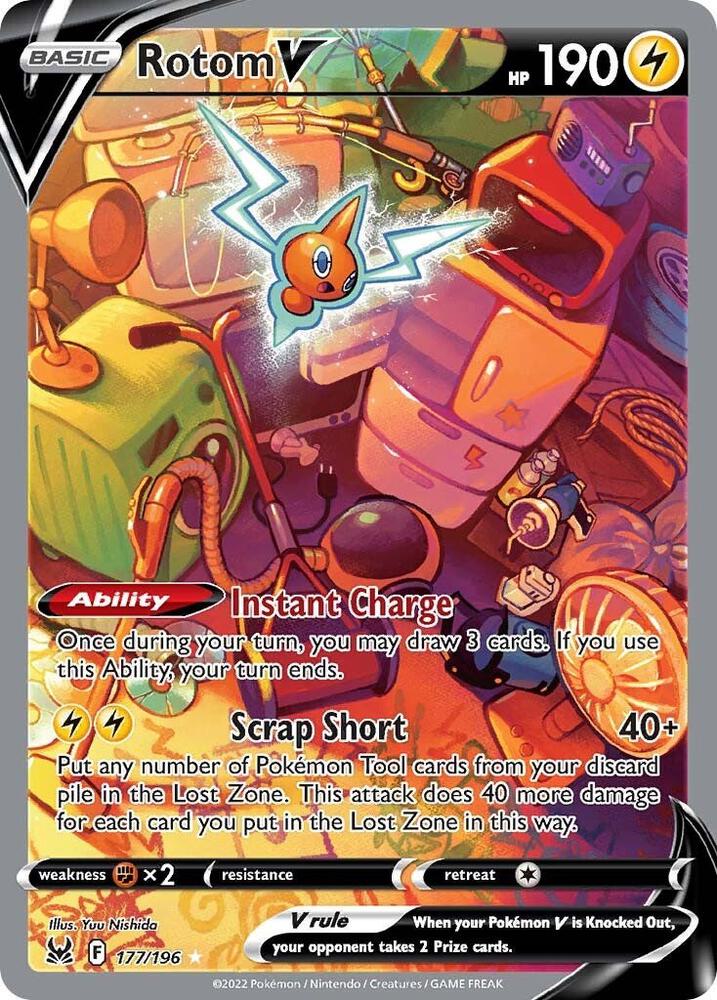 LOR 177/196 Rotom V SR