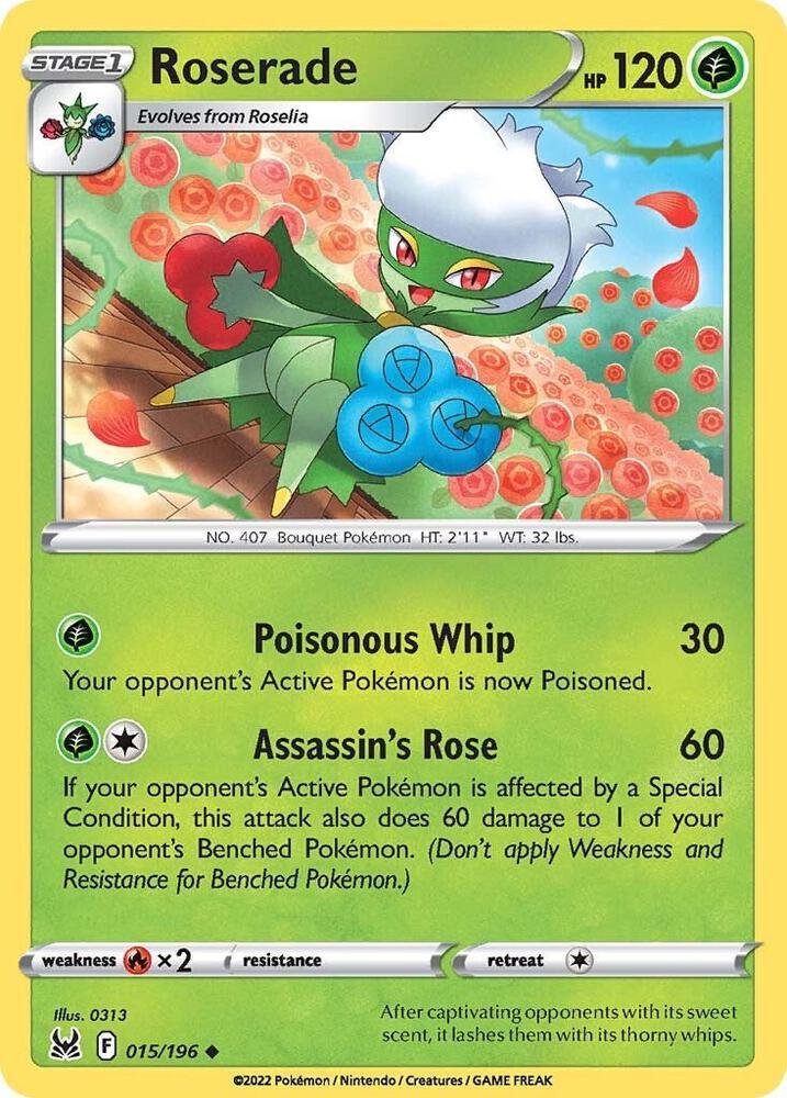 LOR 015/196 Roserade U
