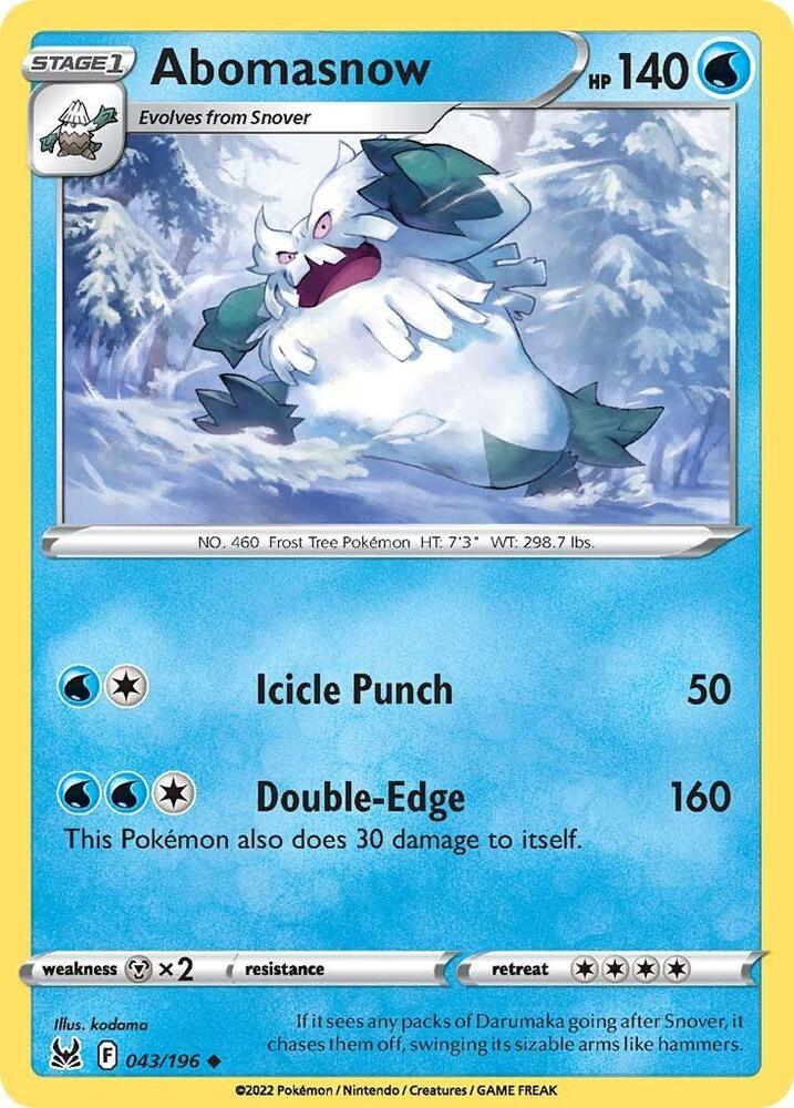 LOR 043/196 Abomasnow U