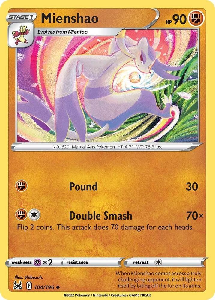 LOR 104/196 Mienshao U