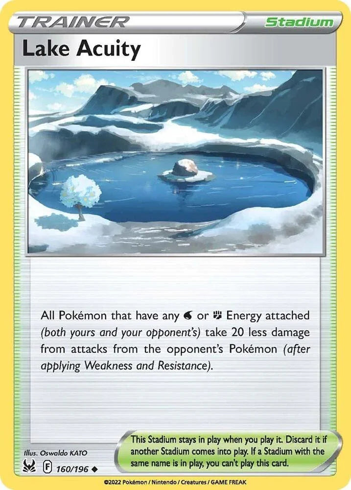 [Reverse Holo] LOR 160/196 Lake Acuity U