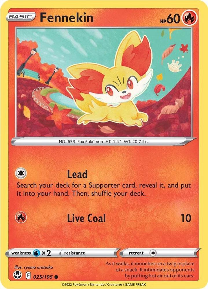 [Reverse Holo] SIT 025/195 Fennekin C