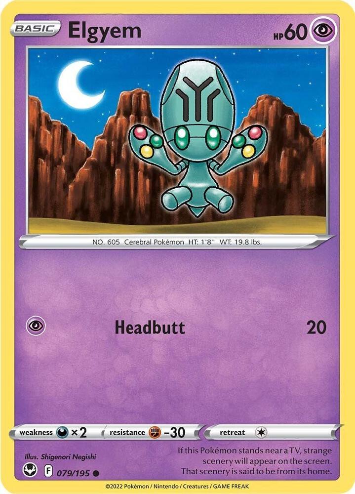 [Reverse Holo] SIT 079/195 Elgyem C