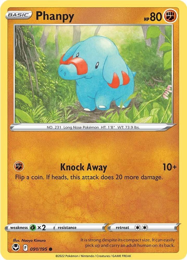 [Reverse Holo] SIT 091/195 Phanpy C