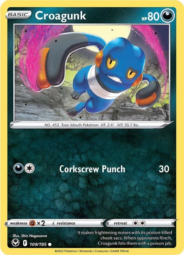 [Reverse Holo] SIT 109/195 Croagunk C