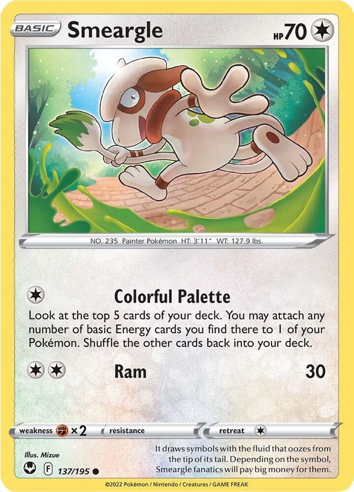 [Reverse Holo] SIT 137/195 Smeargle C
