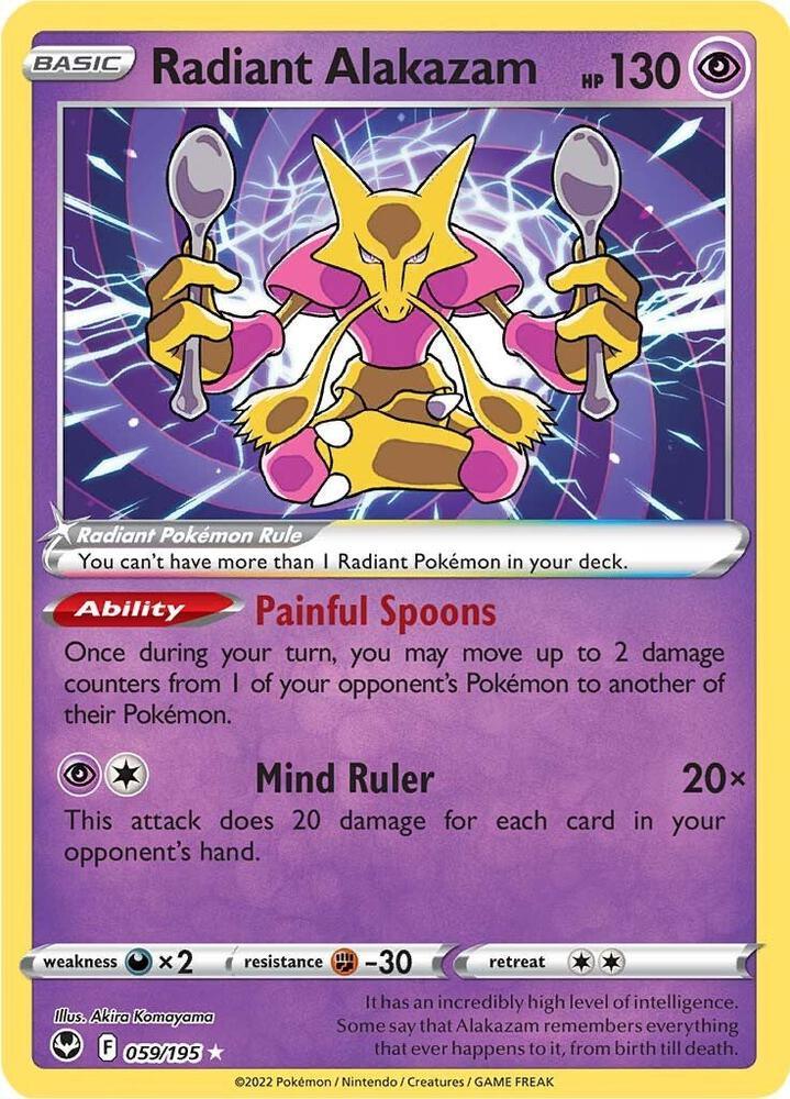 SIT 059/195 Radiant Alakazam