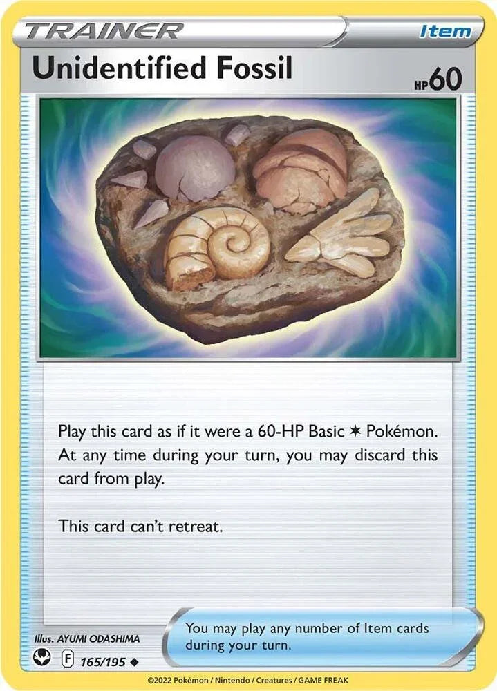 [Reverse Holo] SIT 165/195 Unidentified Fossil U