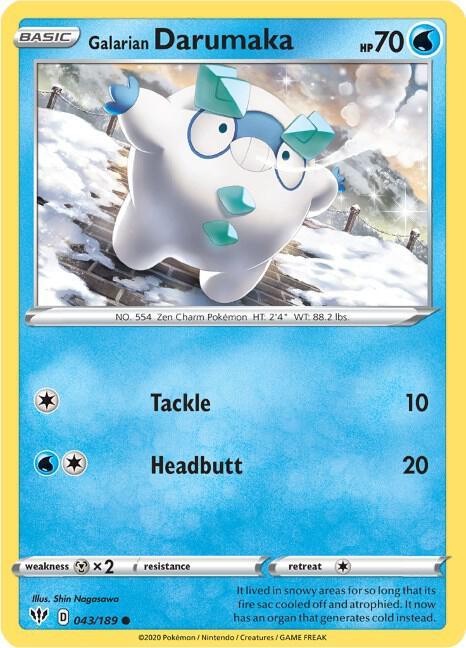 DAA 043/189 Galarian Darumaka C