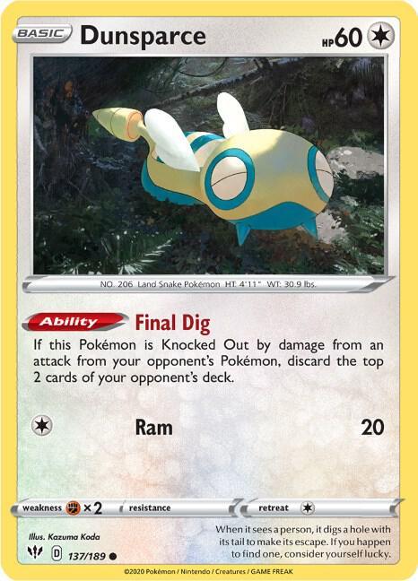 DAA 137/189 Dunsparce C