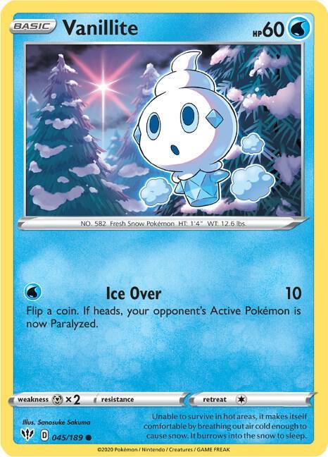 [Reverse Holo] DAA 045/189 Vanillite C