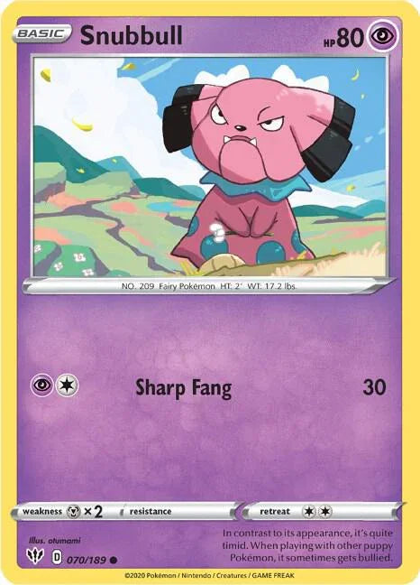 [Reverse Holo] DAA 070/189 Snubbull C