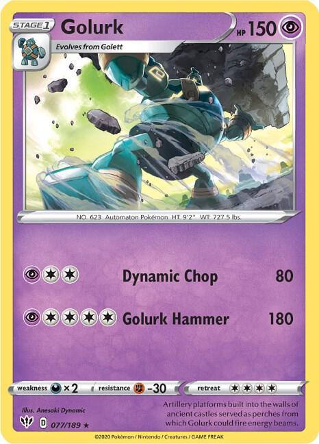 DAA 077/189 Golurk R