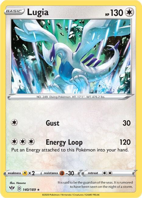 [Reverse Holo] DAA 140/189 Lugia R