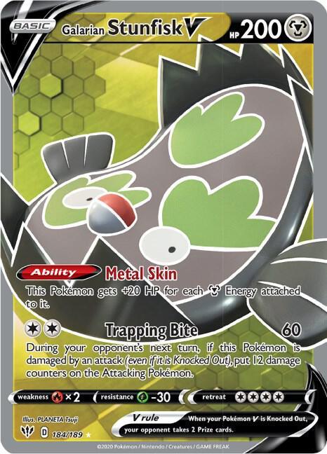 DAA 184/189 Galarian Stunfisk V SR