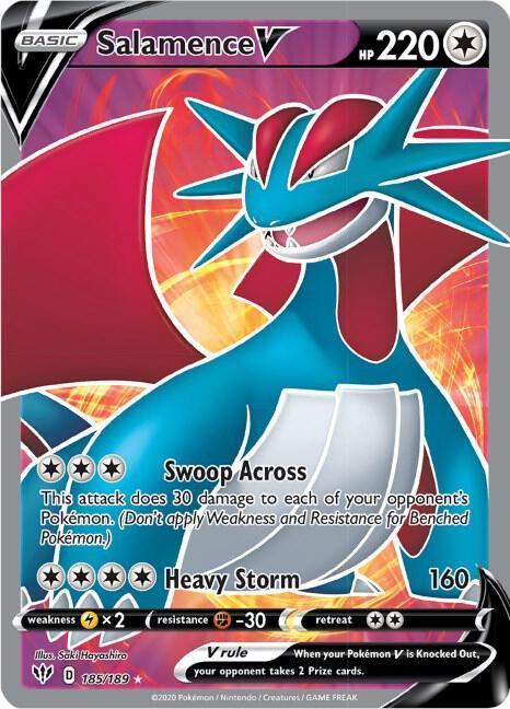 DAA 185/189 Salamence V SR