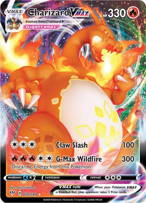 DAA 020/189 Charizard VMAX SR