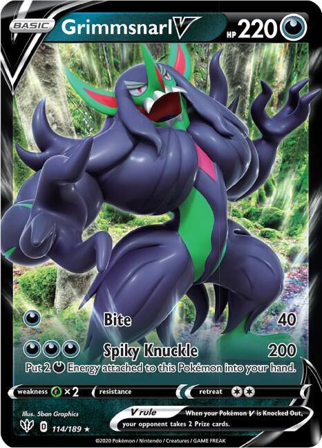 DAA 114/189 Grimmsnarl V SR