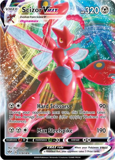 DAA 119/189 Scizor VMAX SR