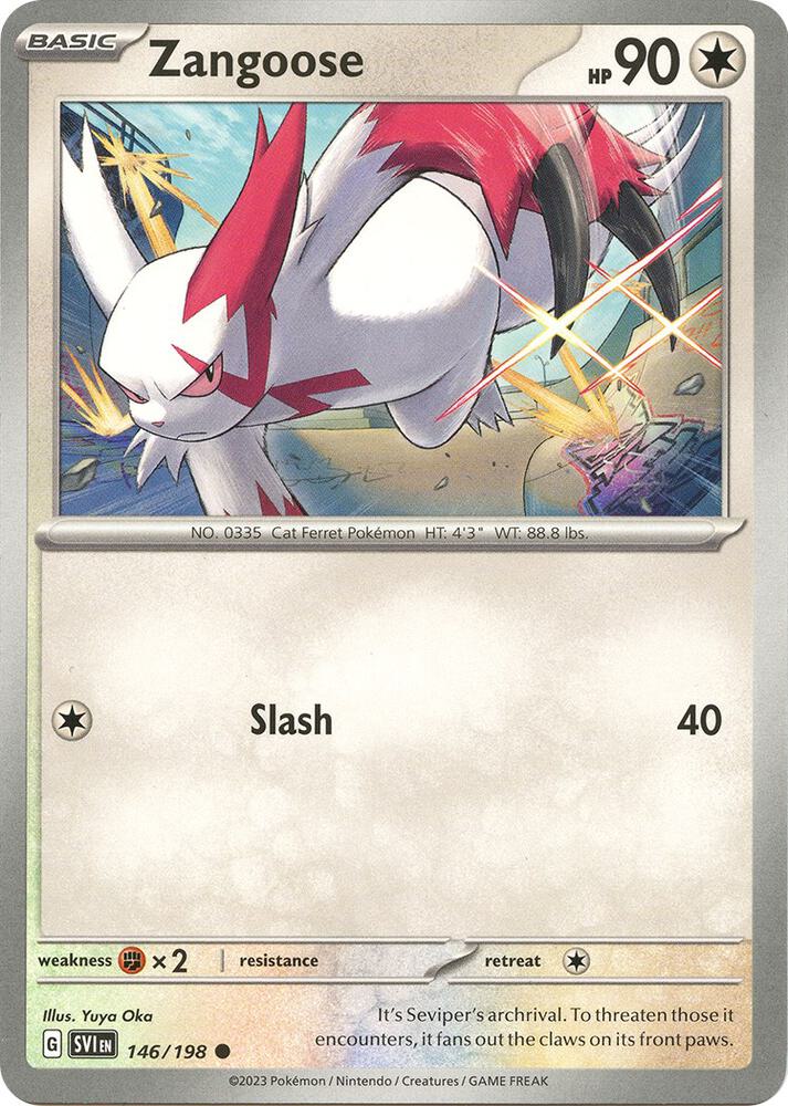 SV1 146/198 Zangoose C