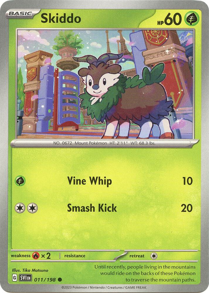 [Reverse Holo] SV1 011/198 Skiddo C